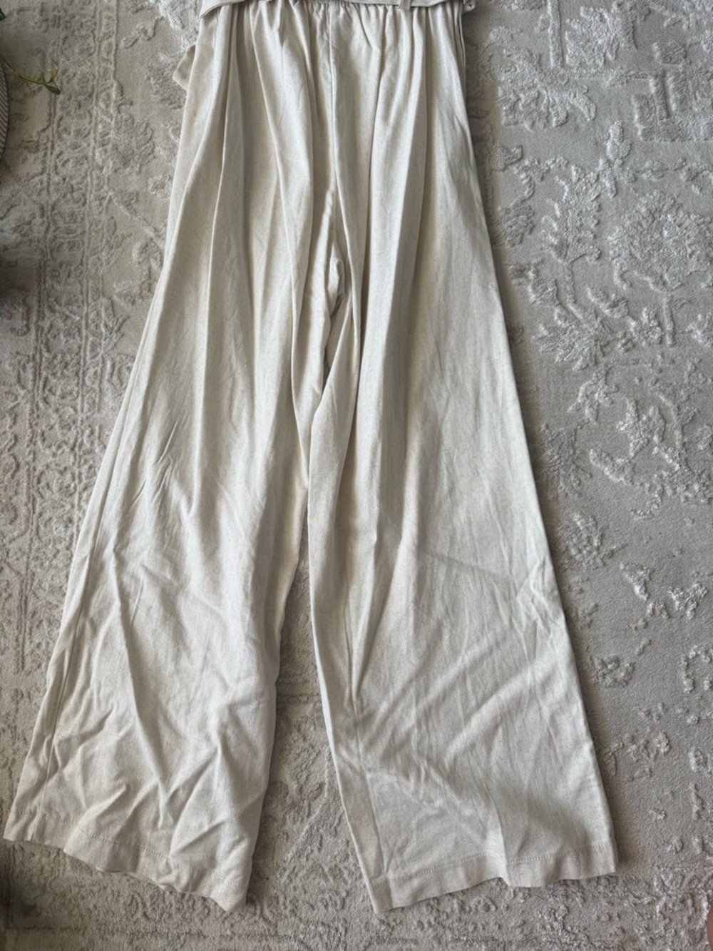 Monteau Strapless Linen Jumpsuit - Picture 7 of 9
